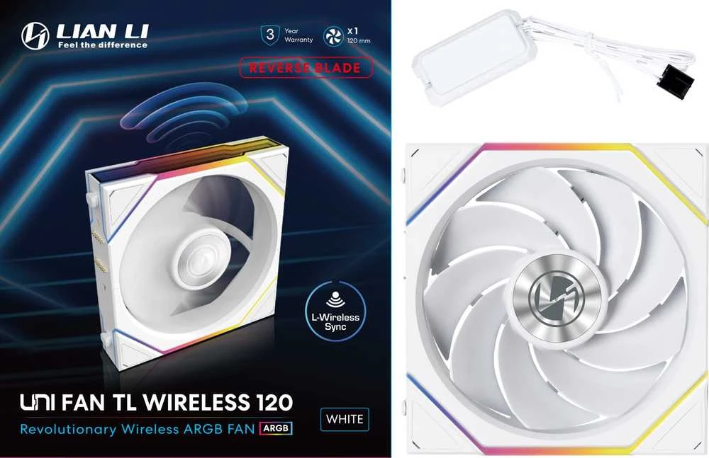 Lian Li UNI FAN TL Wireless ventiliatorius su ARGB apšvietimu