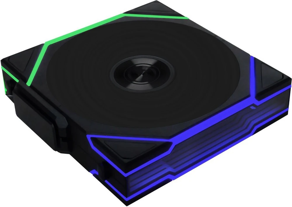 Lian Li UNI FAN TL Wireless korpuso ventiliatorius, ARGB, PWM – Reverse Blade, 120mm, juodos spalvos