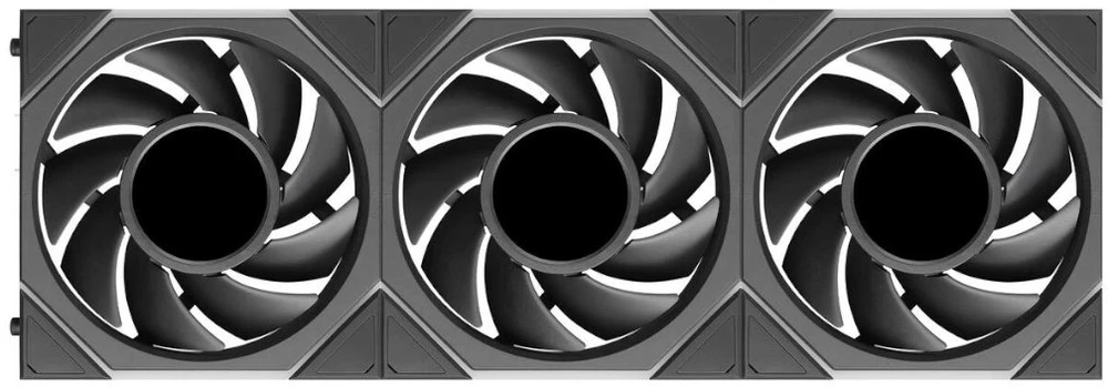 Lian Li UNI FAN TL LCD FLEX Wireless 120 ventiliatorių rinkinys, 3 vnt., juodas (12TLLCD1F3B)