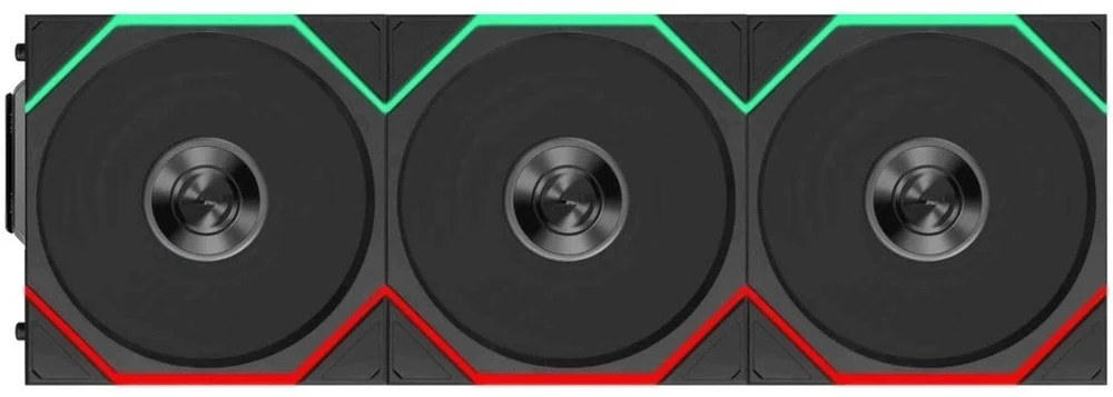 Lian Li ventiliatorius Uni Fan TL Flex Wireless ARGB PWM (rinkinys 3 vnt. 120 mm juodas (G9F.12TL1F3B.00)