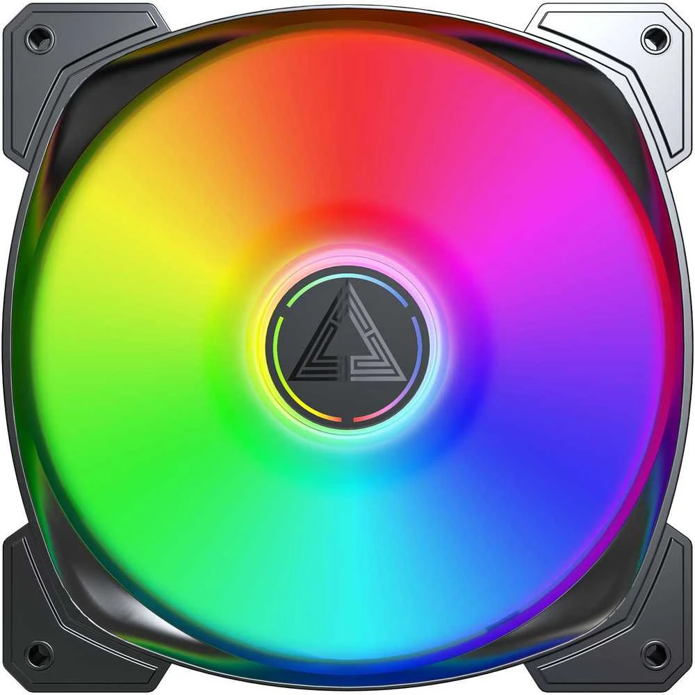 Montech HP140 PWM ARGB korpuso ventiliatorius, 3er Pack – 140mm, juodos spalvos