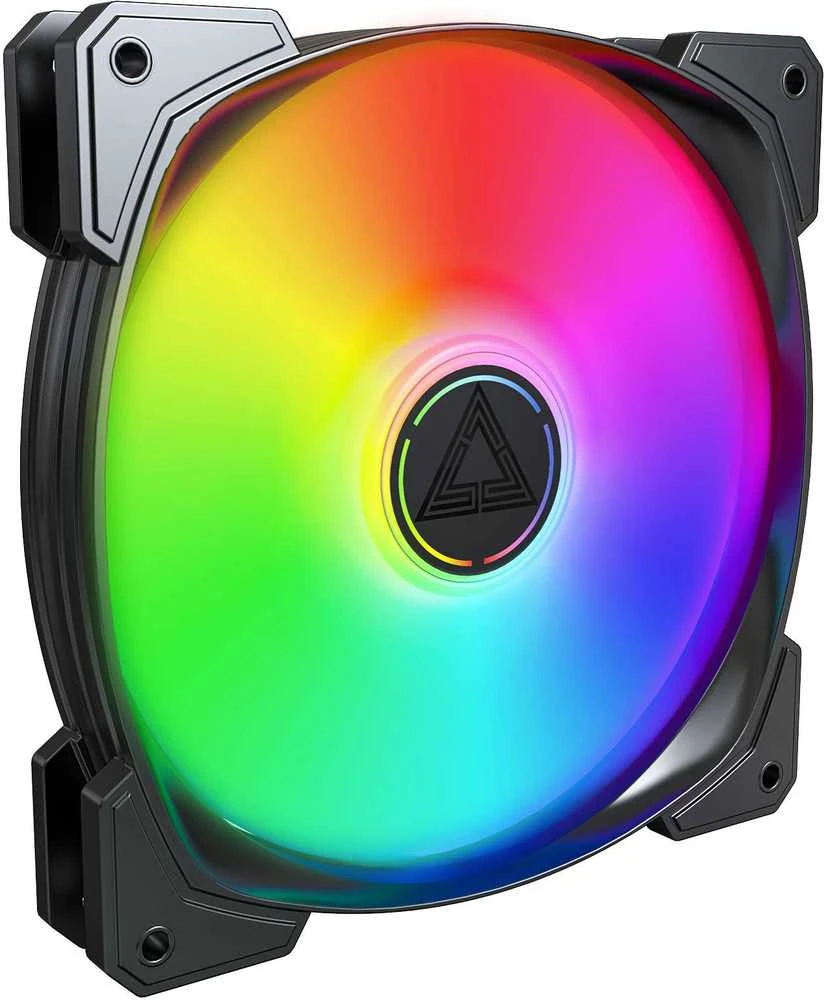 Montech HP140 PWM ARGB korpuso ventiliatorius, 3er Pack – 140mm, juodos spalvos
