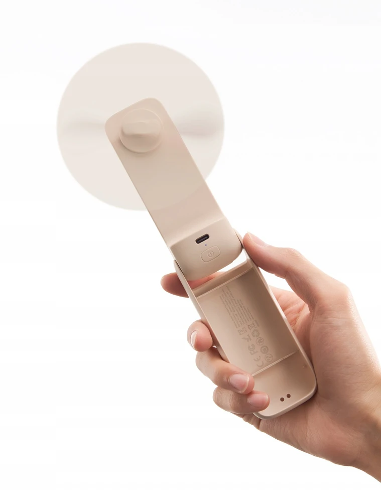 AECOOLY Pocket 01 Foldable Handheld Fan, rusvai gelsvas