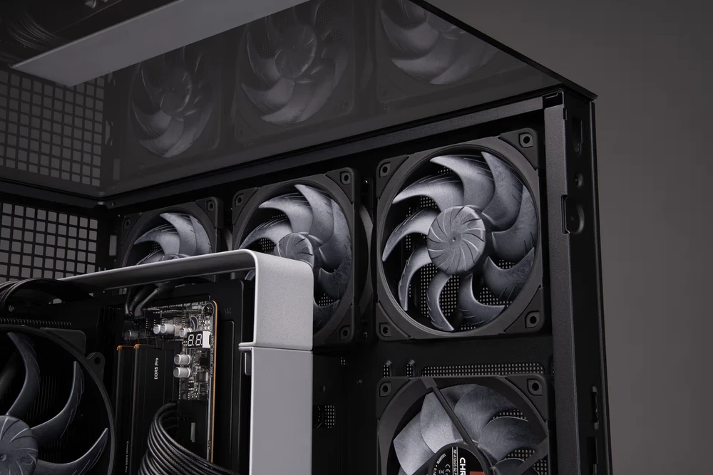 NOCTUA NF-A12x25 G2 Sx2-PP PWM Fan – 2 vnt., 120mm, chromax/juodas