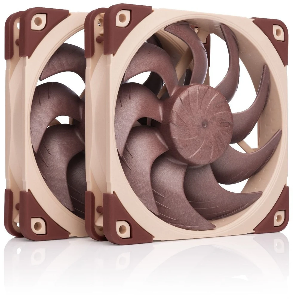 „Noctua NF-A12x25 G2 Sx2-PP PWM“ ventiliatorius, 120 mm, 2 vnt. pakuotėje
