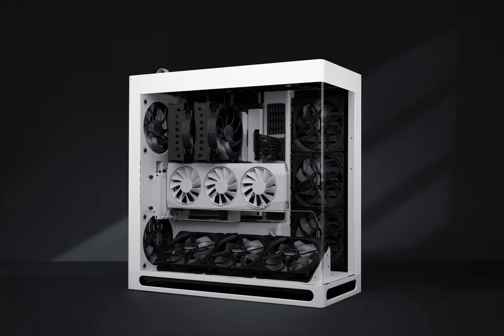 Noctua 140mm NF-A14x25 G2 PWM Sx2 PP chromax.juodas leidimas - dviejų ventiliatorių komplektas