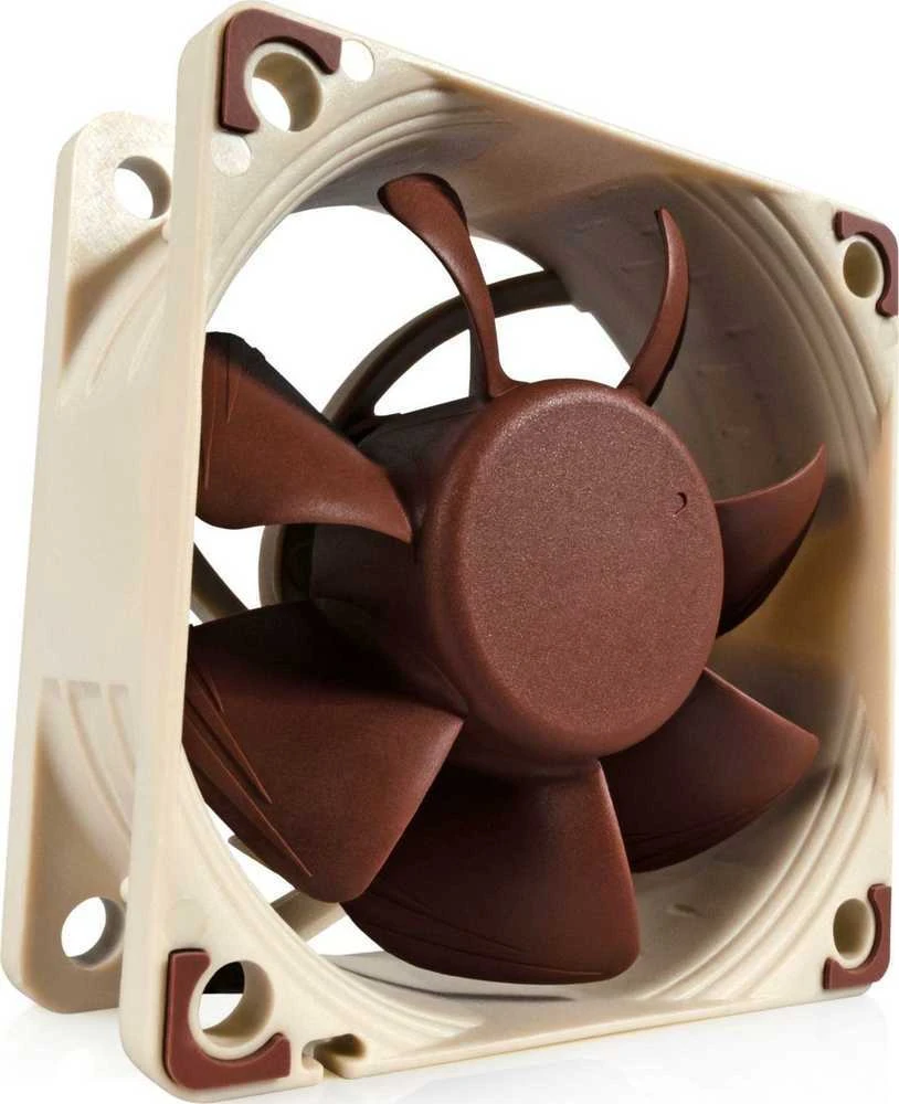 Noctua NF-A6x25 5V ventiliatorius su rudomis mentėmis