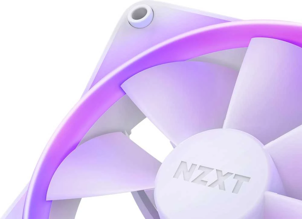 „Wentylator Nzxt F140 RGB 2-pack + Hub“ (RF-R14SF-W1)
