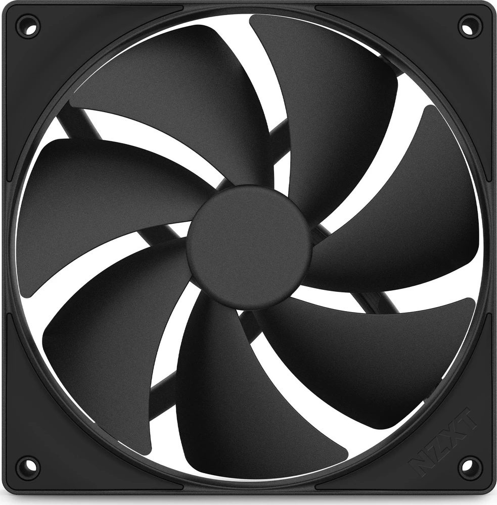 NZXT F140P V2 140mm juoda PWM