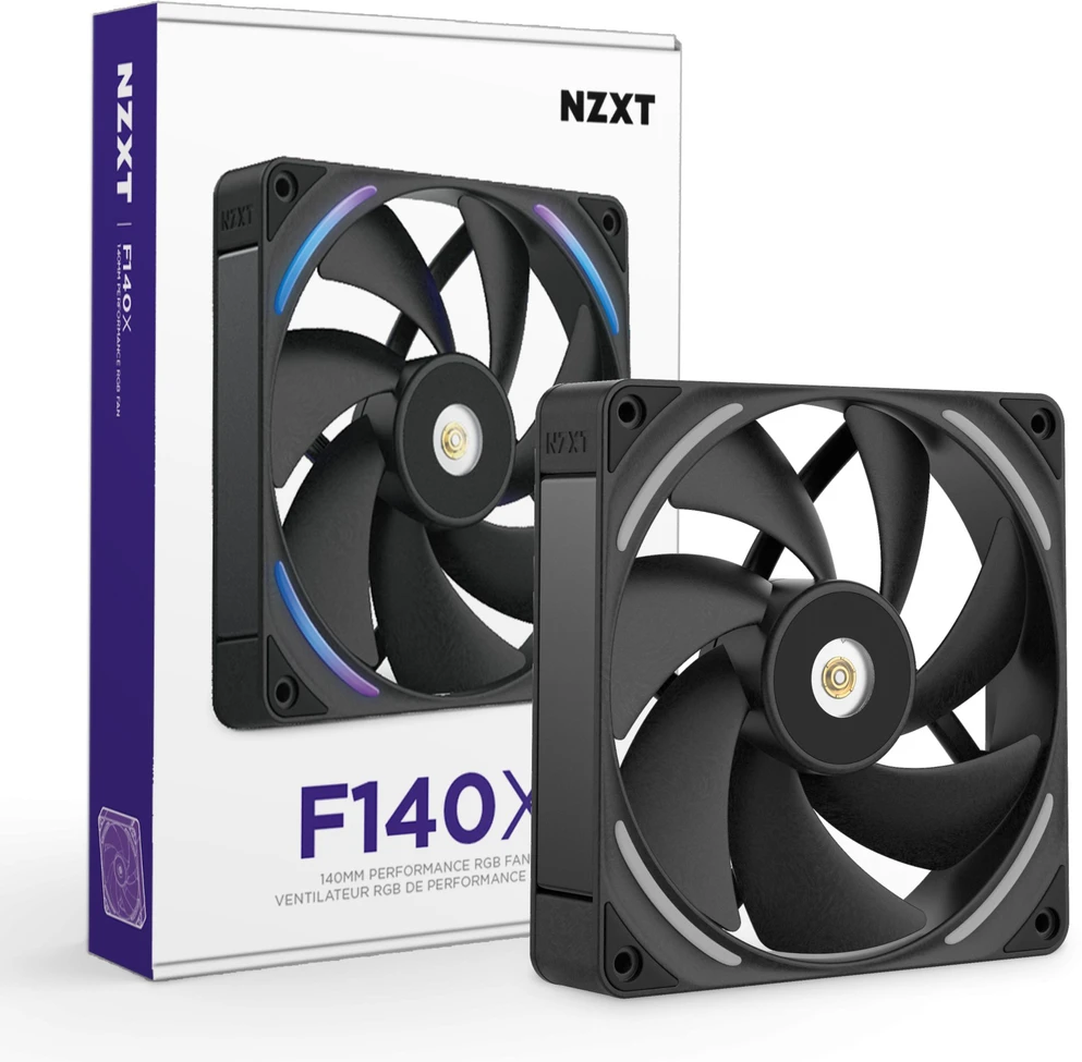 Nzxt F140X juodas ventiliatorius (RF-U14PN-B1)