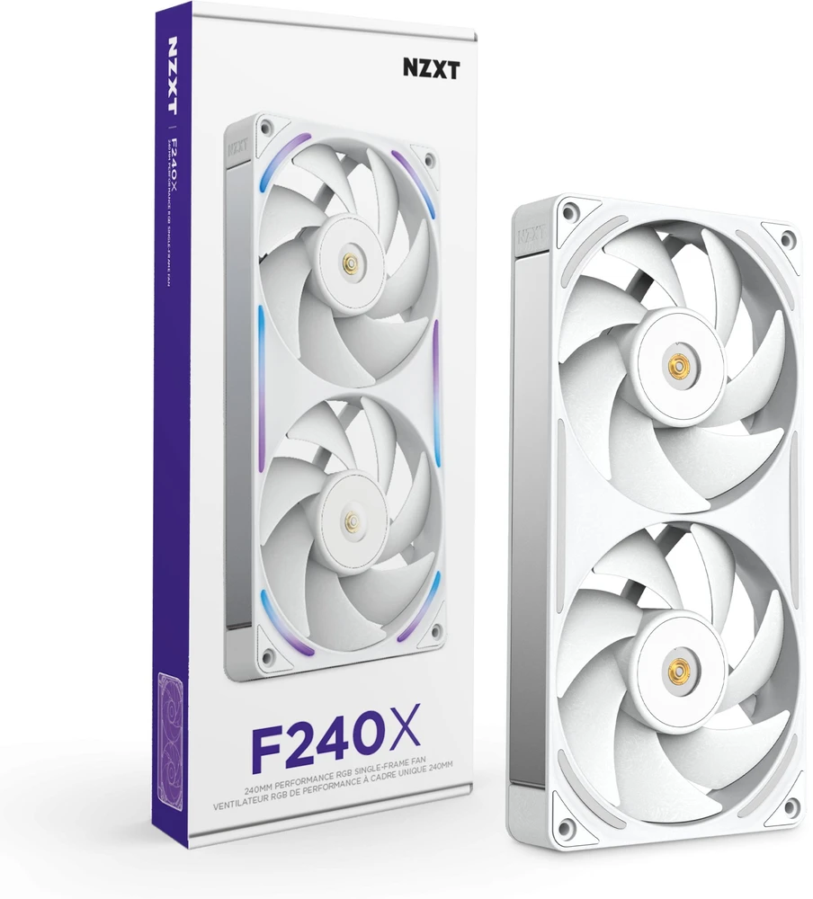 Nzxt F240X balta ventiliatorius (RF-U24PN-W1)