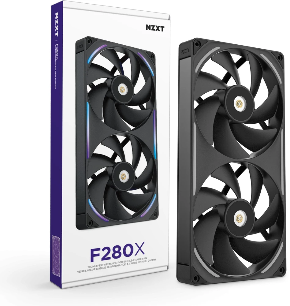 Nzxt F280X juodas ventiliatorius (RF-U28PN-B1)