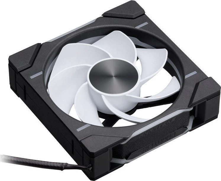 PHANTEKS D30 PWM Reverse Airflow D-RGB, 3-pack - 120mm, juoda