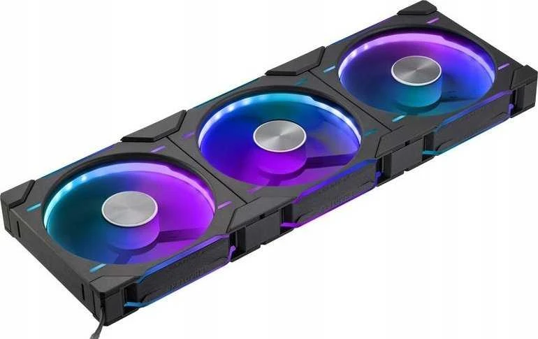 Phanteks D30 PWM Reverse Airflow, D-RGB korpuso ventiliatorius, 3-pack – 140mm, juodos spalvos