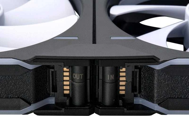Phanteks D30 PWM Reverse Airflow, D-RGB korpuso ventiliatorius- 140mm, juodos spalvos