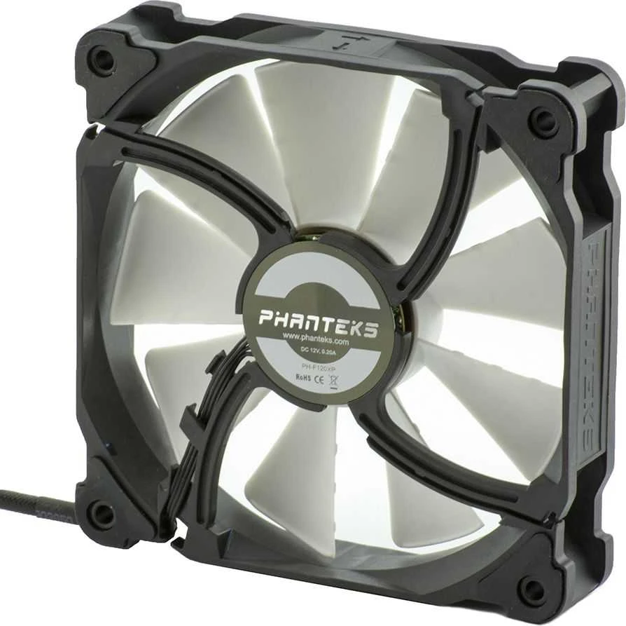 PHANTEKS PH-F120XP, PWM – 120mm, juodos spalvos/baltos spalvos