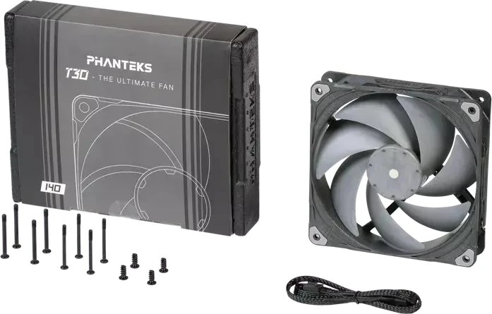 Phanteks T30 PWM 140mm Fan – Juodas