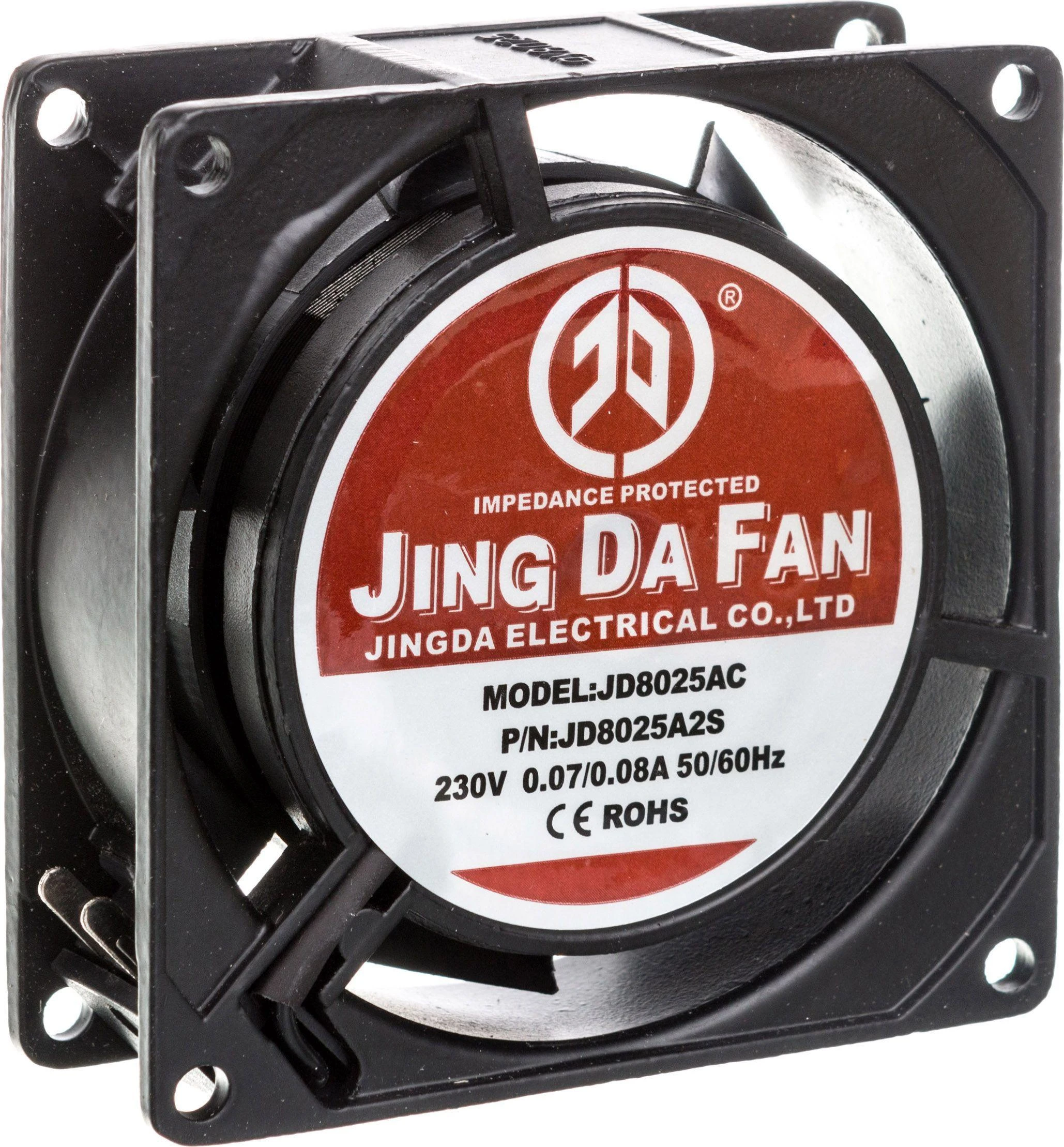 Jing Da Fan 80mm ventiliatorius su techniniais duomenimis