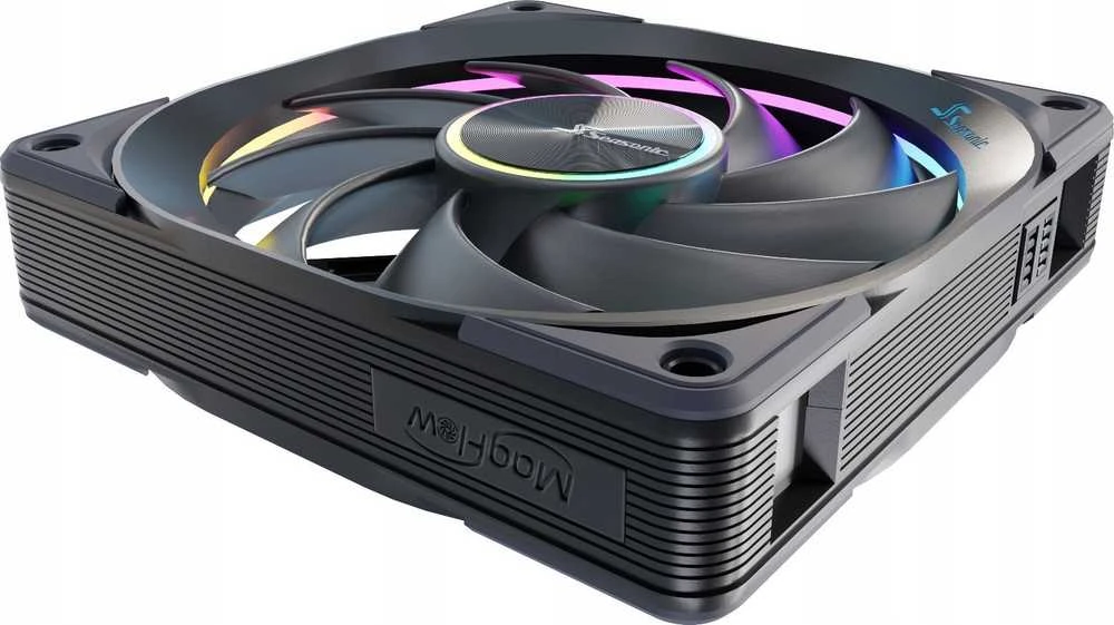 Seasonic MagFlow 1225 ARGB PWM korpuso ventiliatorius – 120 mm, 3 vnt. komplektas