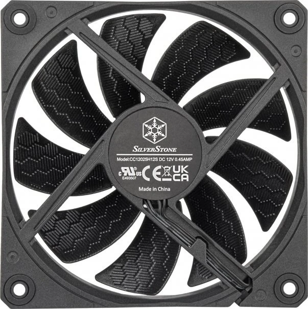 SilverStone Shark Force Fan, 120mm - juodas