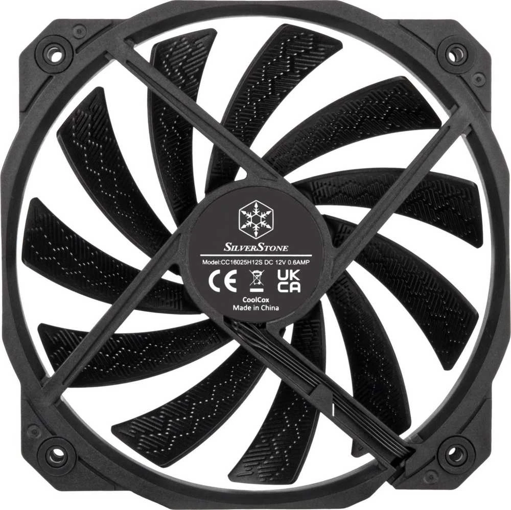 SilverStone Shark Force Fan, 160mm – juodas