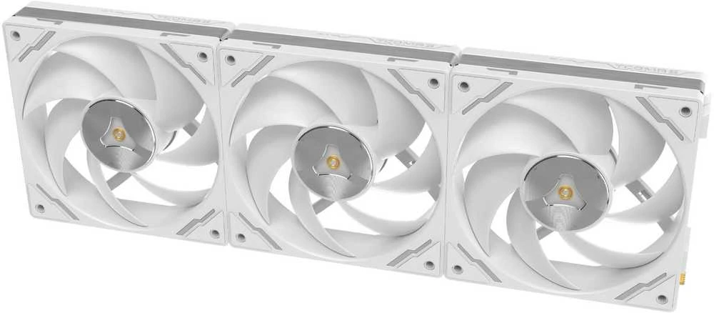 Tcomas FC700PRO trigubas paketas Baltas SE 3x120mm