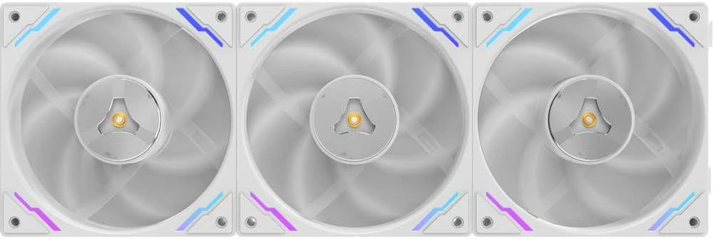 Tcomas FC700PRO trigubas paketas Baltas SE 3x120mm