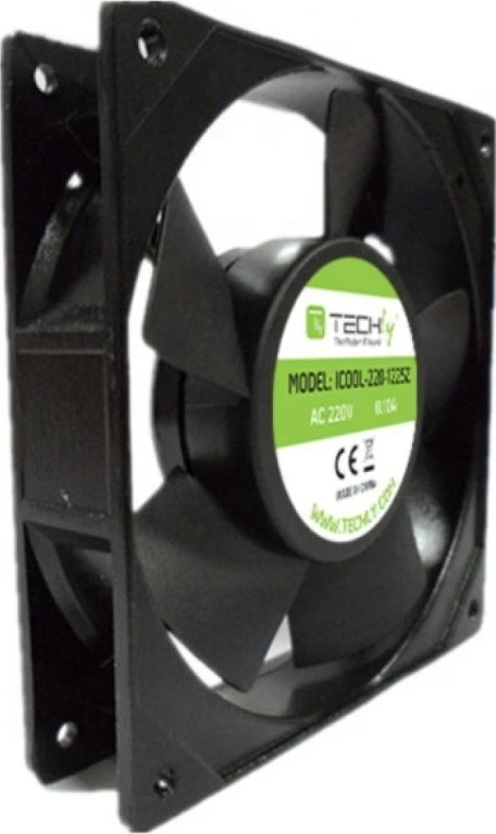 Techly ICOOL-220-1225Z ventiliatorius su technine etikete