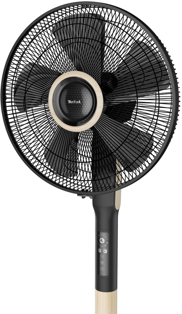 Ventiliatorius FAN Tefal stovas, 40 cm, juodas + medis riboto leidimo