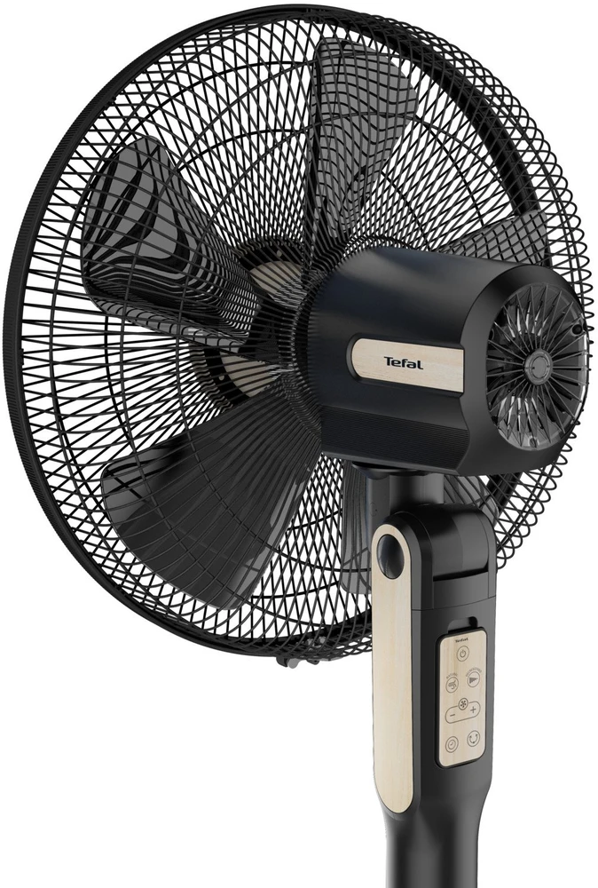 Ventiliatorius FAN Tefal stovas, 40 cm, juodas + medis riboto leidimo