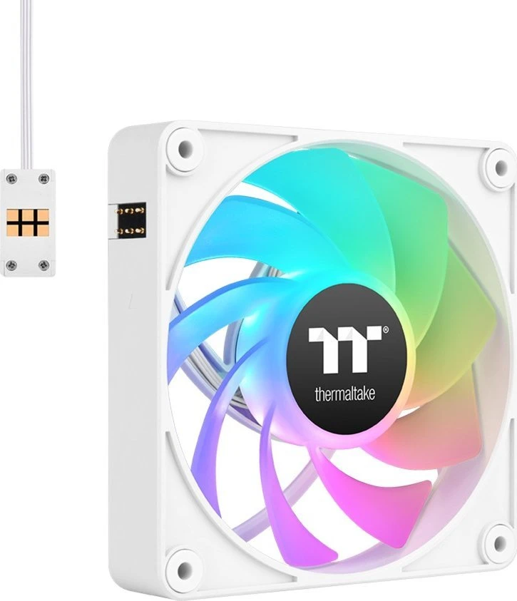 Wentylator Thermaltake CT120 EX Reverse ARGB Sync 3-pack balta (CL-F194-PL12SW-A)