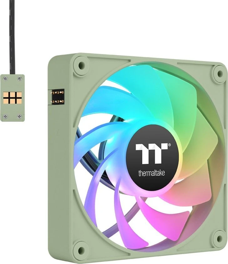 „Wentylator Thermaltake CT120 EX Reverse ARGB Sync“ 3 vnt. pakuotėje žalia (CL-F198-PL12MG-A)