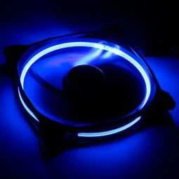 THERMALTAKE Riing 14 LED RGB rinkinys iš 3 didelio našumo korpuso ventiliatorių 3 dalys 140x140x25mm RGB LED triukšmas 28,1 dBA su LNC