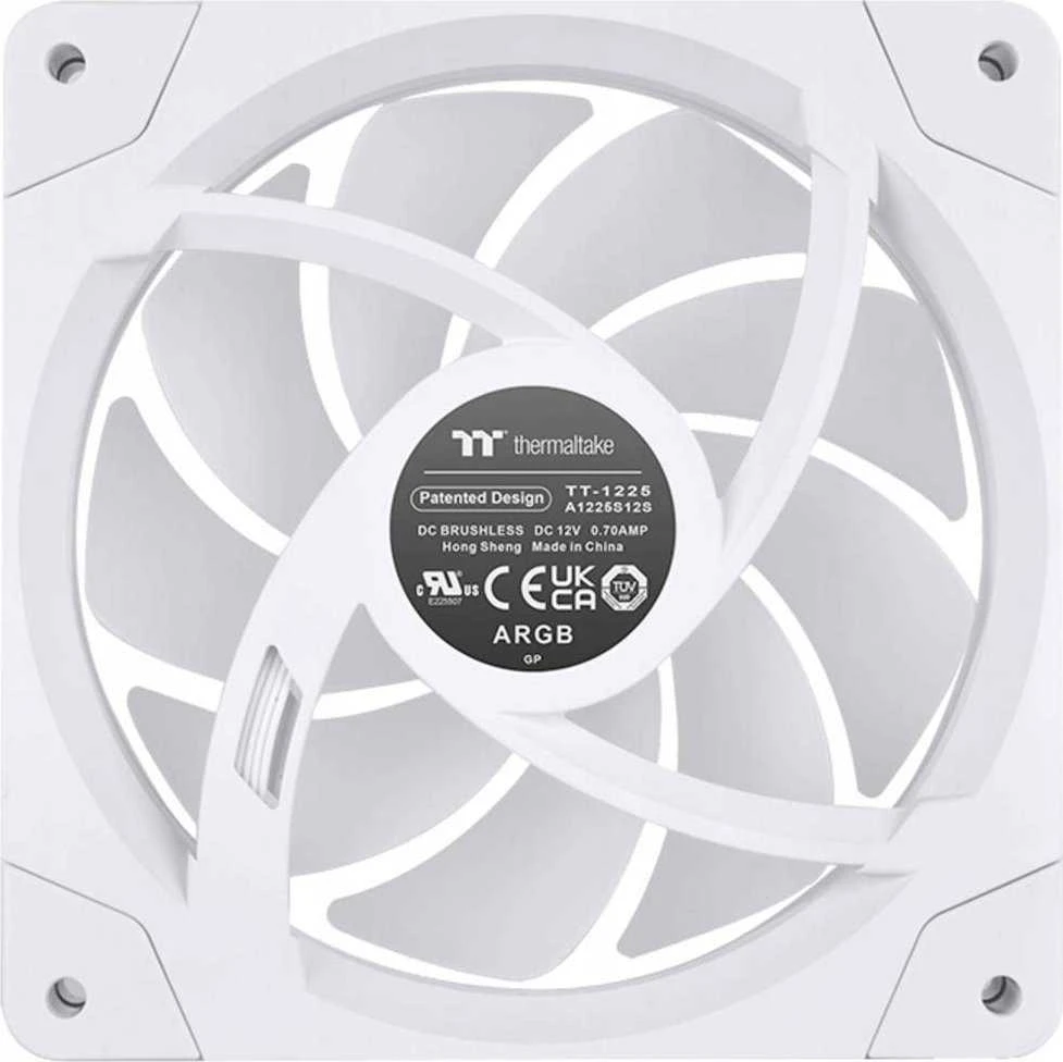Wentylator Thermaltake SWAFAN EX12 ARGB Baltas 3-pack (CL-F169-PL12SW-A)