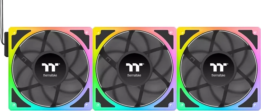 120 mm „Thermaltake TOUGHFAN EX 120 ARGB Sync“ 3 vnt. pakuotė
