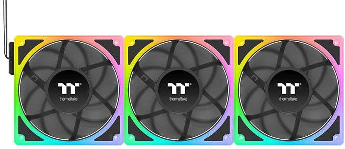 „Thermaltake ToughFan EX 140 ARGB Sync“ ventiliatoriai, 3 vnt. rinkinys (CL-F212-PL14SW-A)