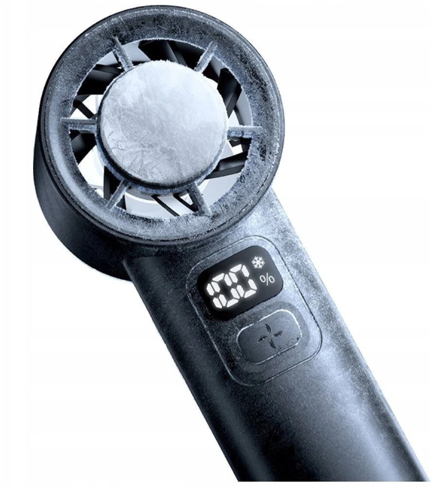 Kišeninis Ventiliatorius USAMS Ice-Cooling 2000mAh juodos spalvos