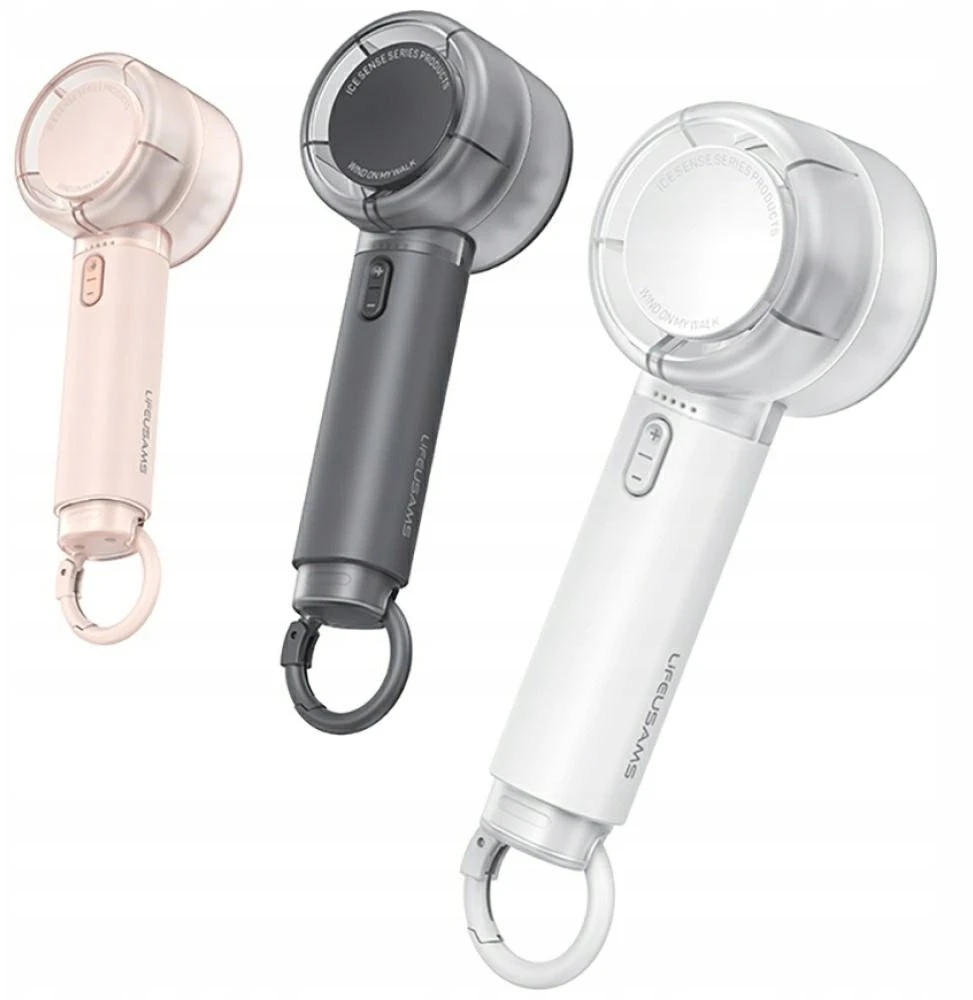 Rankinis ventiliatorius USAMS LiFE LU01 baltos spalvos
