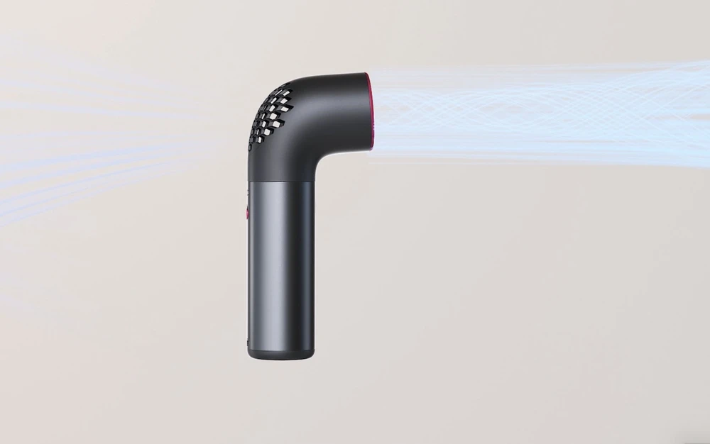 Ventiliatorius AECOOLY Aero Ultra High-Speed Handheld Fan, Pilkas-Violetinė