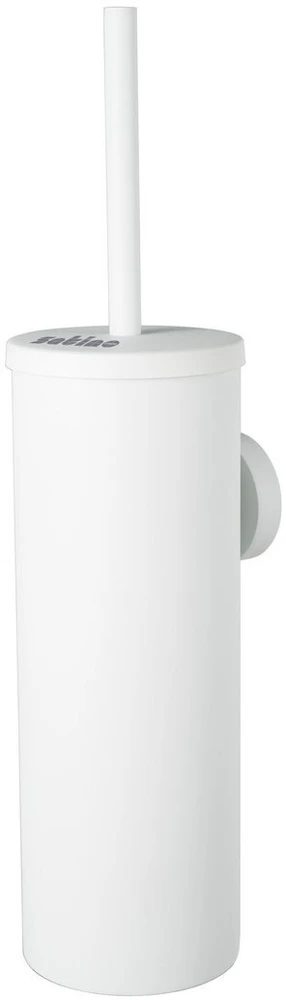 Wepa Satino by - Unitazo šepetys su talpykla, metalinis - Balta (332140)