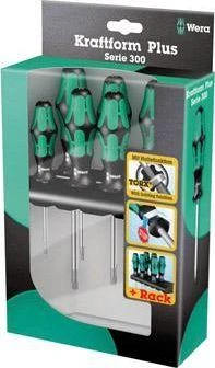 Atsuktuvų komplektas Wera 367/6 TORX HF Kraftform Plus; 6 vnt.