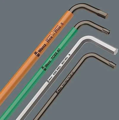 Wera 950/13 Hex-Plus Imperial 1 kampinių veržliarakčių rinkinys BlackLaser