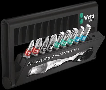 Wera Bit-Check 10 Zyklop Mini BiTorsion 1