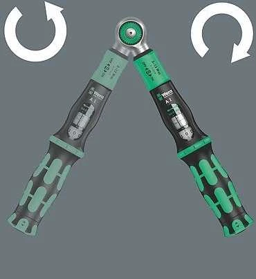 Wera „Safe-Torque“ sukimo momento raktas 1/4 colio, 2–12 Nm, 20 vnt.