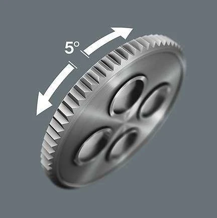Wera „Safe-Torque“ sukimo momento raktas 1/4 colio, 2–12 Nm, 20 vnt.