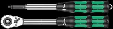 Wera „Zyklop Hybrid“ 1/2 colio reketas ir prailginimas, 2 dalys