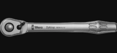 Wera Zyklop metalinė terkšlė su perjungimo svirtimi, 1/4´´, 8004 A