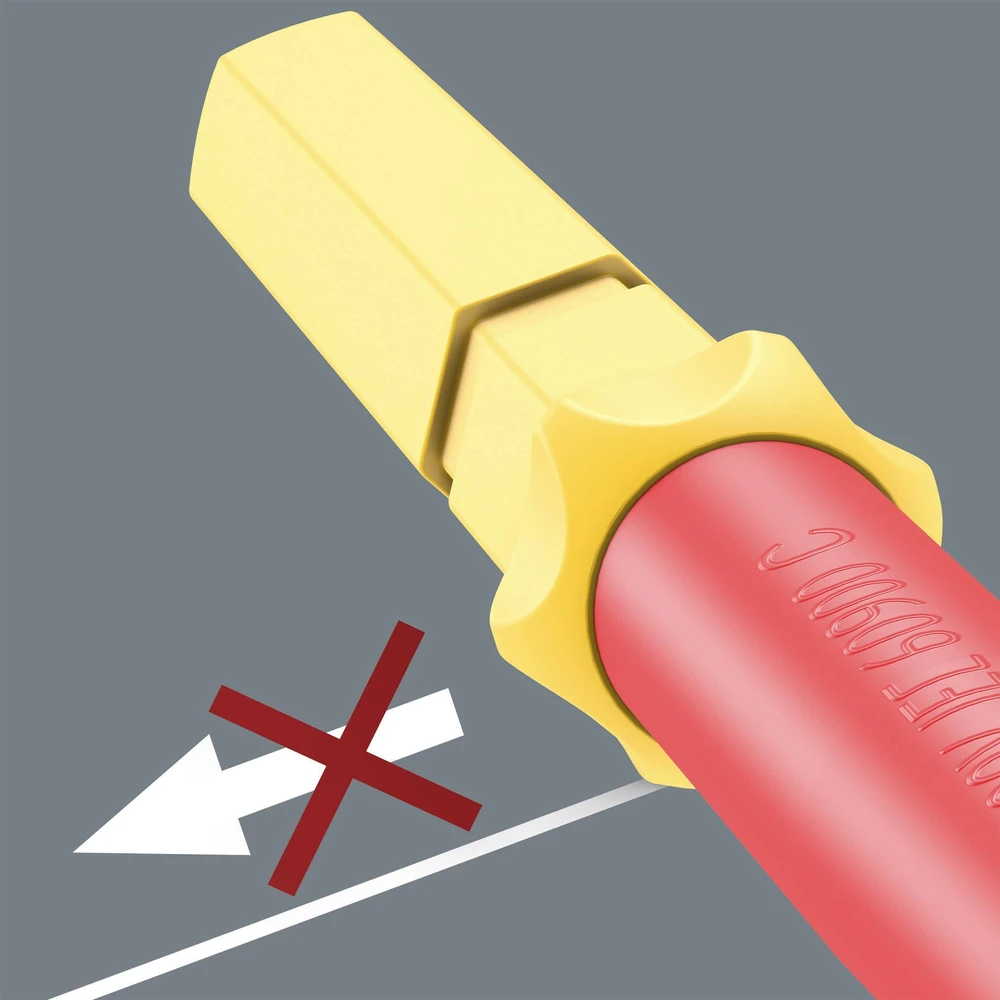 Wera keičiamas izoliuotas plokščias kaištis 60, 1,0 x 5,5 x 157 mm TIE 05006504001