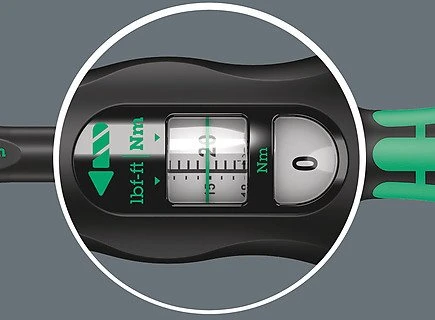 Wera Dinamometrinis raktas Click-Torque X 4 su įmovų antgaliais, 40–200 Nm 05075654001