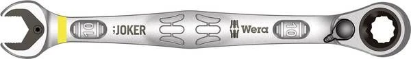 Kampinis atviro galo raktas su terkšle ir krypties jungikliu, 8 mm, „Joker Switch 6001“, „Wera“ [05020064001]